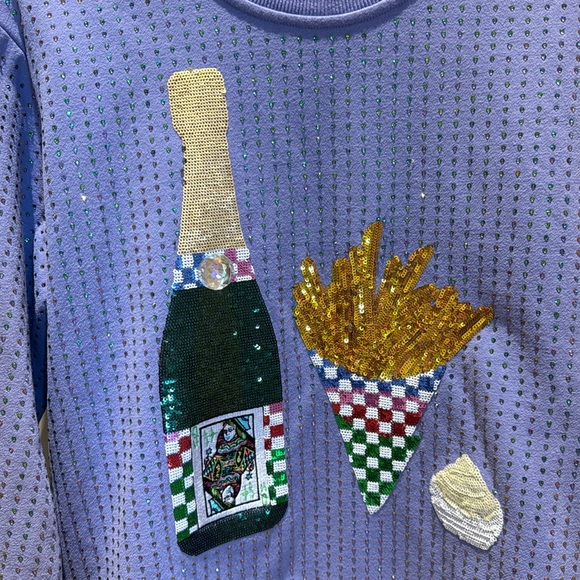 Queen of Sparkles Sweatshirt - worn once. - Picture 2 of 6